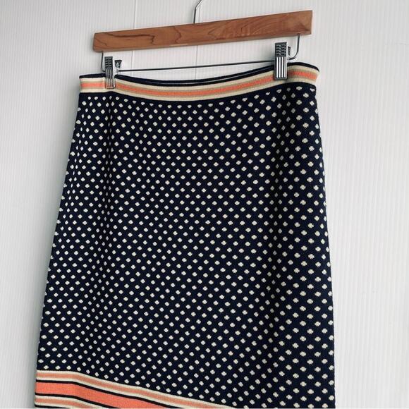 Anthropologie Sparrow Merino Wool Blend Skirt Size Medium polka dot - Picture 5 of 10